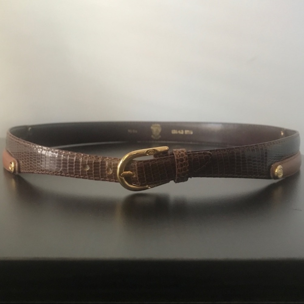 Gucci Authentic Brown Belt Made in Italy